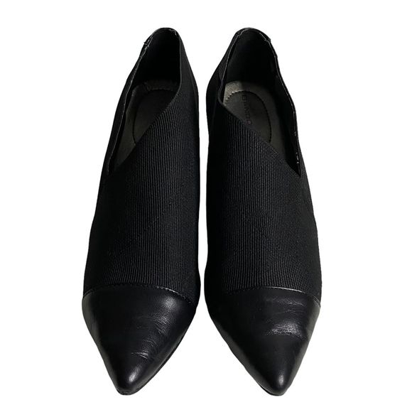 Bandolino Women's Black Pointed Toe Stitch Detail Heels - Picture 1 of 7